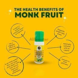 Flydende sødemiddel med munkefrugt - 30 ml - Naturlig munkefrugt uden kalorier