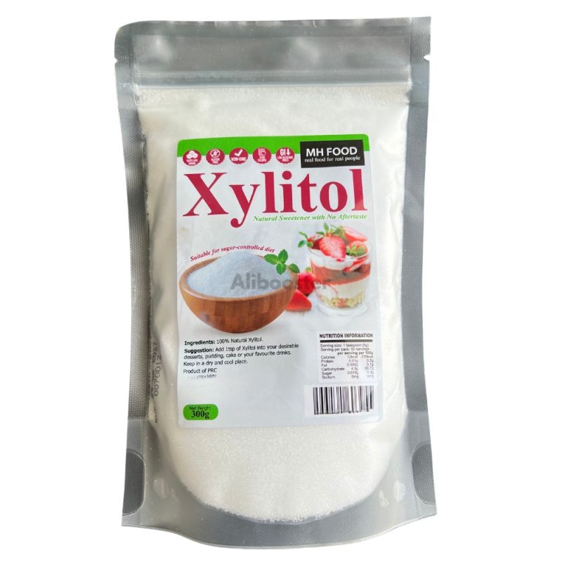 Xylitolpulver - 300 g - Naturligt sødemiddel med lavt glykæmisk indeks