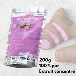 Polvere di igname Ube - polvere di igname all'aglio (dioscorea alata) 200 g