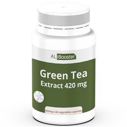 Grøn teekstrakt - 60 kapsler på 420 mg