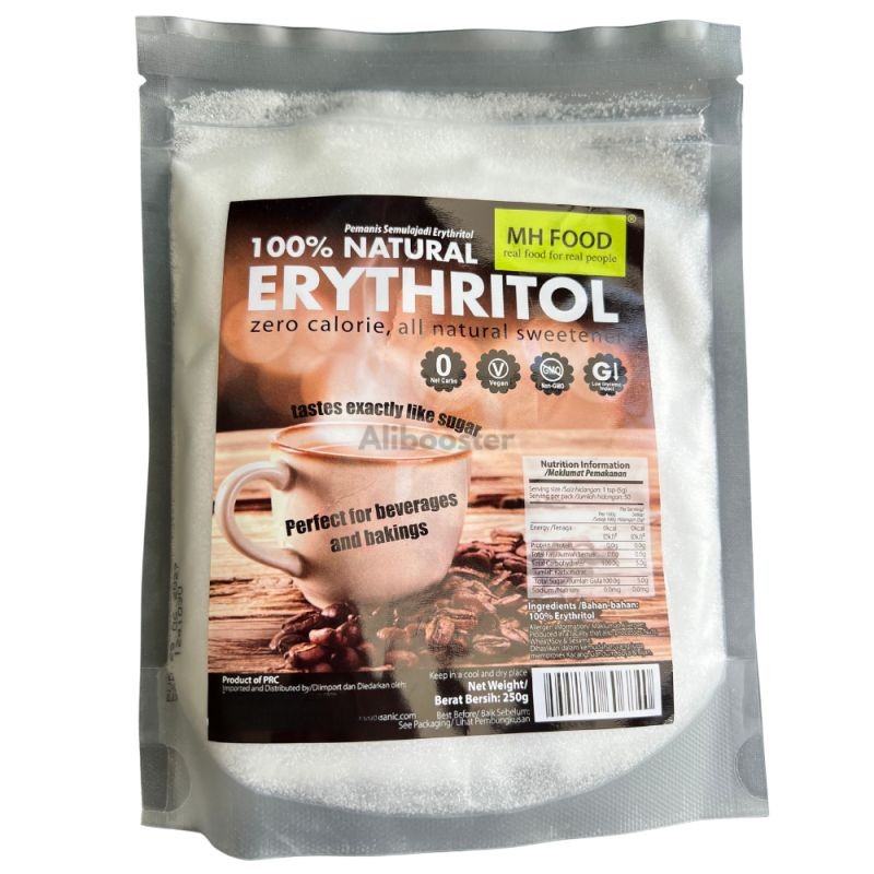 Erythritol îndulcitor 250g - Alternativă naturală la zahăr