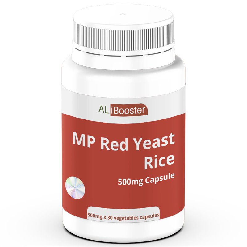 Κόκκινο ζυμωμένο ρύζι Monascus Μαύρα - 30 καψάκια 500 mg