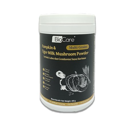 Encontrar mezcla multigrain y calabaza con tigre cerebral Tiger Milk Encontrar Mushroom 450g