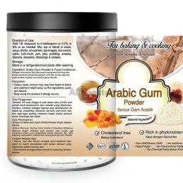 Poudre de gomme arabique - 100 g - Acacia senegal naturelle et prébiotique