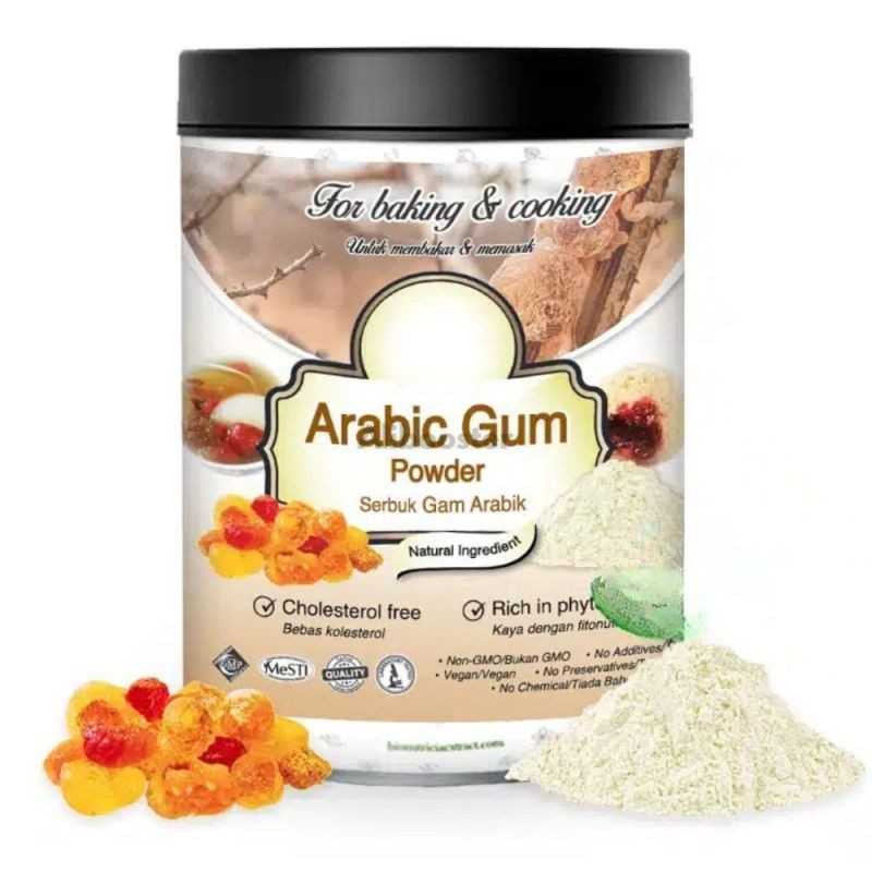 Arabische gom poeder - 100 g - Natuurlijk en prebiotisch Acacia senegal