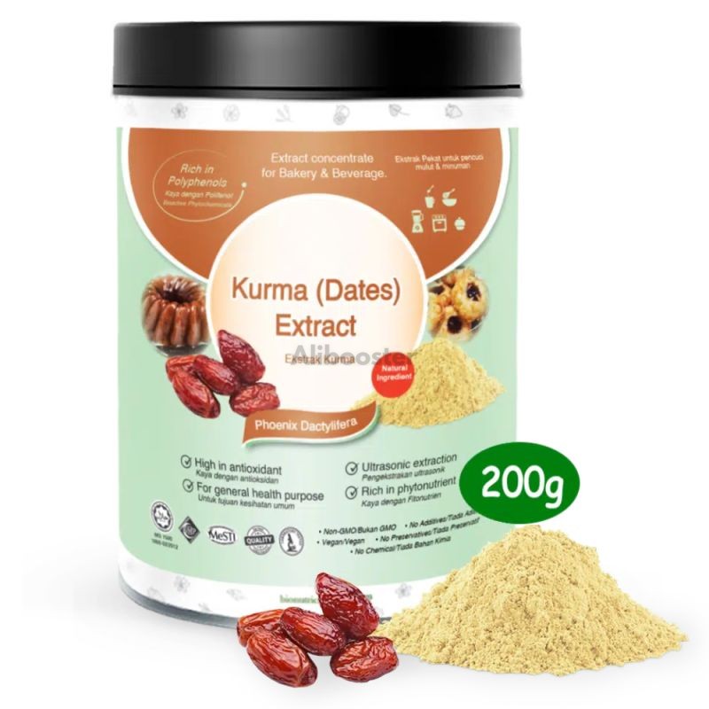 Dadelpoeder - 200 g - Polyfenolrijk extract van Phoenix dactylifera