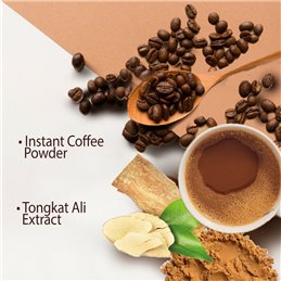 Tongkat Ali koffie - 10 zakjes van 30 gram