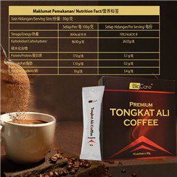 Cafeaua Tongkat Ali - 10 saci de 30g