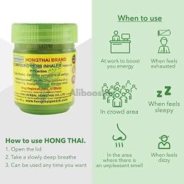 Hongthai Groene Kruideninhalator 5g - Traditionele kruideninhalator