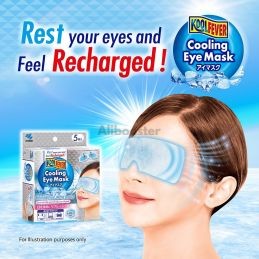 KOOLFEVER Cooling Eye Mask (5 stk.) - øjeblikkelig kølende og afslappende effekt