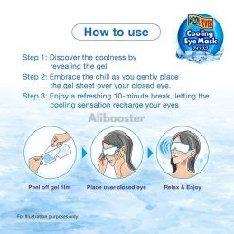 KOOLFEVER Cooling Eye Mask (5 stk.) - Øyeblikkelig kjølende og avslappende effekt