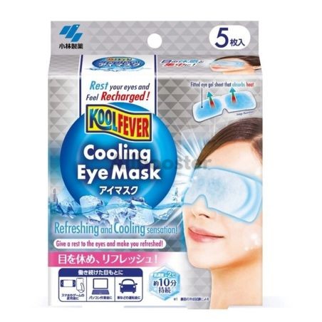 KOOLFEVER Verkoelend Oogmasker (5 stuks) - Instant Verkoelend & Ontspannend Effect