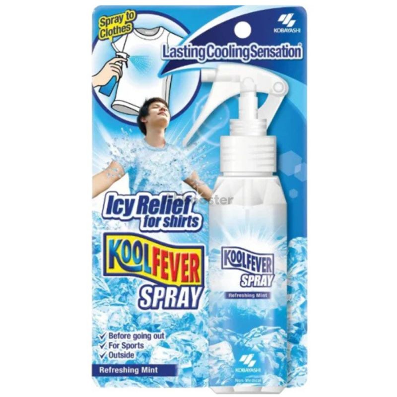 KOOLFEVER Refreshing Mint Spray 100 ml - øjeblikkelig kølende fornemmelse i tøjet