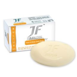 Sett med 2 såper - JF Sulfur 10% 100g - Anti-Acne Sulfur Face & Body Soap