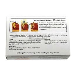 Set van 2 zepen - JF Zwavel 10% 100g - Anti-Acne Zwavelzeep voor gezicht & lichaam