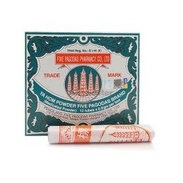 Ya Hom Thailanda Five Pagodas Medicinal Powder - 12 tuburi Remediu tradițional