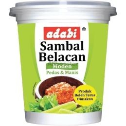 Sambal Belacan ADABI 200g - Moderne zoete pepersaus - Authentiek Maleisisch specerij