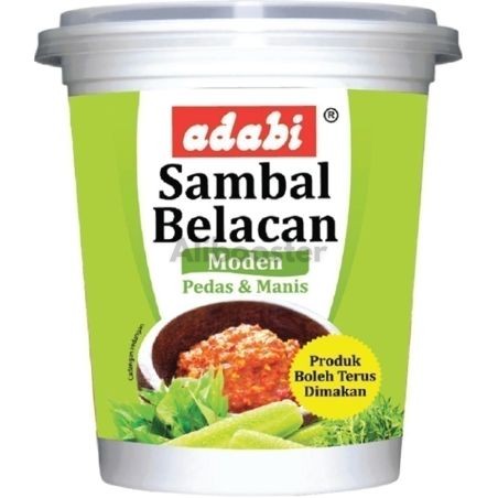 Sambal Belacan ADABI 200g - Nowoczesny sos ze słodkiej papryki - Autentyczna malezyjska przyprawa