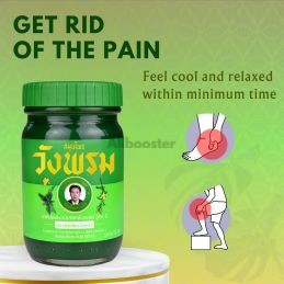 Bálsamo verde Wang Prom - Bálsamo tradicional tailandês - frasco de 50g