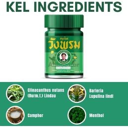 Wang Prom Green Balm - Traditional Thai Balm - 50 g jar