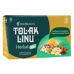 Tolak Linu Herbal Mint Sidomuncul 5 Sachets - Remède Herbal Menthe Ginseng