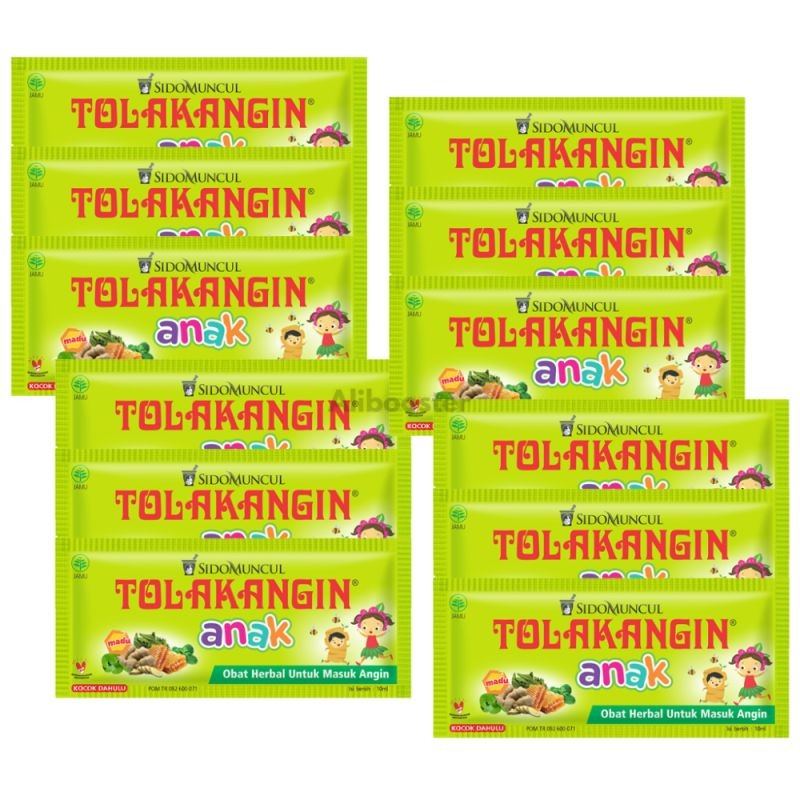 Tolak Angin Anak – 12 Sachets – Complément Naturel Indonésien pour Enfants