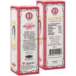 Siang Pure Oil 25ml White Formula II - tradiční thajský olej