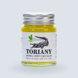 Toriany Bálsamo de Hierbas para el Cuidado Corporal - 30g - Bálsamo de Aligátor - Thai Natural para Músculos, Articulaciones y R