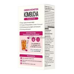 Kombucha Green monster passion fruit 10 pouches x 5g