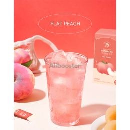 Kombucha Zaksimlab 10x5g - Flat Peach Flavour Sockerfri