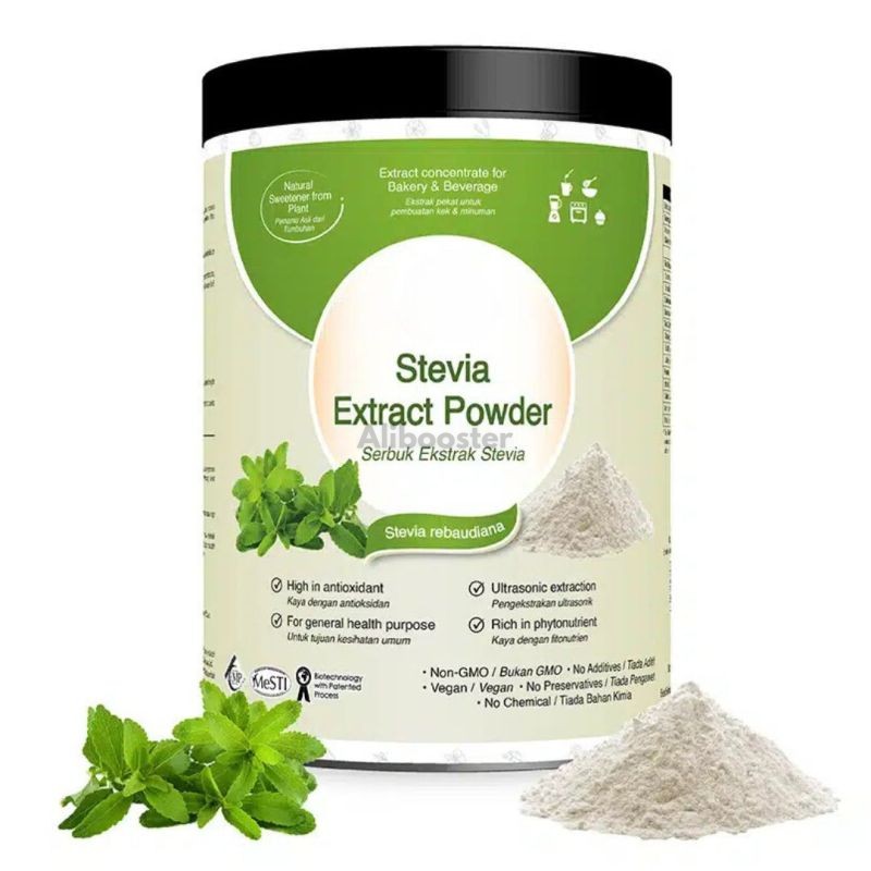 Stevia pulbere concentrată 50g - Stevia rebaudiana extract natural