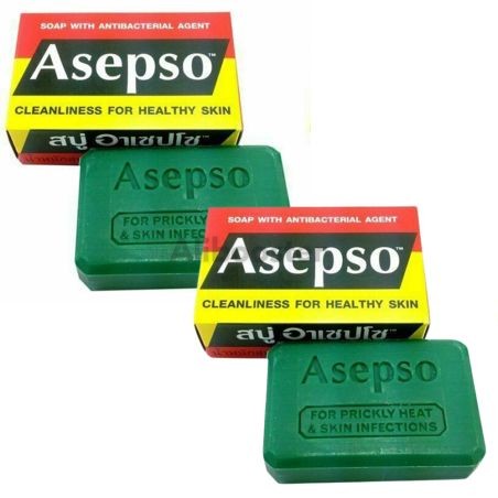 Σετ 2 αυθεντικών σαπουνιών Asepso 80g