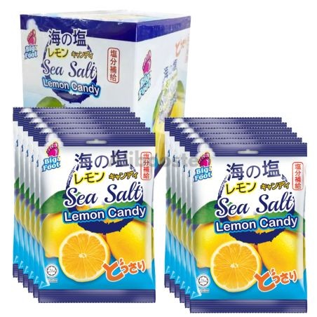 Big Foot Sare de mare Lămâie 15g x12 pungi