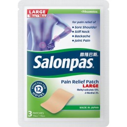 9 Plaster przeciwbólowy SALONPAS 10x14 cm