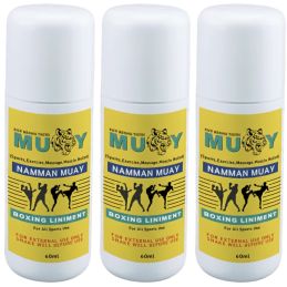3x Frascos Aceite de Masaje Muay Thai 60ml