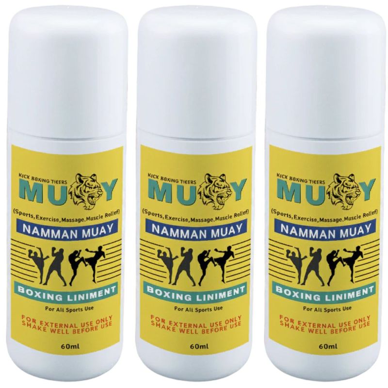 3x Flacons Muay Thai Massage Oil 60ml