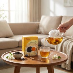 Chá de Jasmim FS1033 Tamanho Grande 454g - Chá Verde Aromatizado