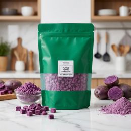 Violettes Süßkartoffelgranulat gefriergetrocknet 100 g