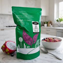 Gevriesdroogd drakenfruit 250g - Natuurlijke korrels