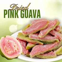 Sušené plátky růžové guavy Premium 130g - sušená červená guava