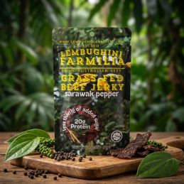 Halal Australian Grass Fed Beef Jerky Sarawak Pepper 50g