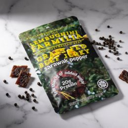 Halal Australian Grass Fed Beef Jerky Sarawak Pepper 50g