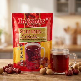 Ceai instant cu curmale roșii și Longan 18 x 15 g