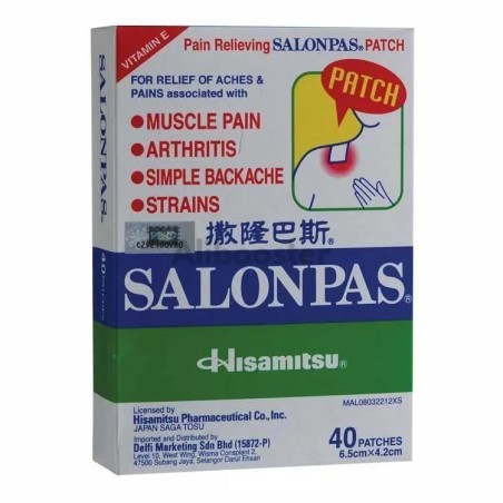 40 patch SALONPAS Hisamitsu vitamine E