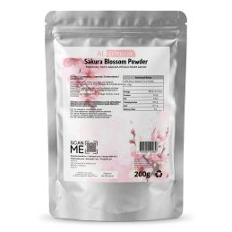 Pó de flores de sakura Premium - Origem Japão - 200 g - Flor de Cerejeira Sakura 100% puro