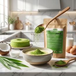 Reines Pandan Pulver - 100 g - Natürliches Aroma für Desserts und Getränke
