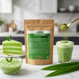 Reines Pandan Pulver - 100 g - Natürliches Aroma für Desserts und Getränke