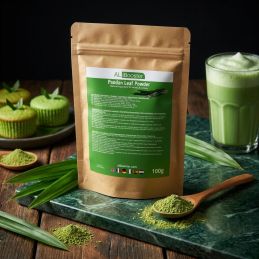 Reines Pandan Pulver - 100 g - Natürliches Aroma für Desserts und Getränke