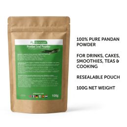 Reines Pandan Pulver - 100 g - Natürliches Aroma für Desserts und Getränke