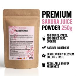Sakura flower powder - 250 g - Sakura Blossom food grade, edible cooking ingredient